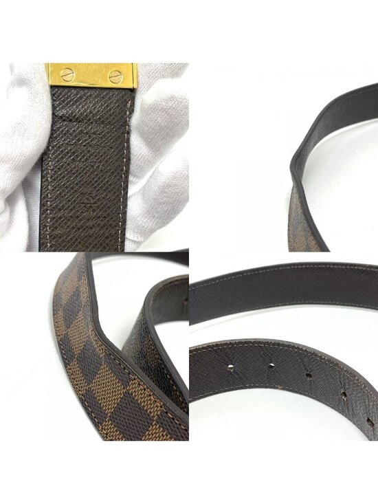 Louis Vuitton Belt Ceinture Enventure Damier Canvas Ebene main image 7